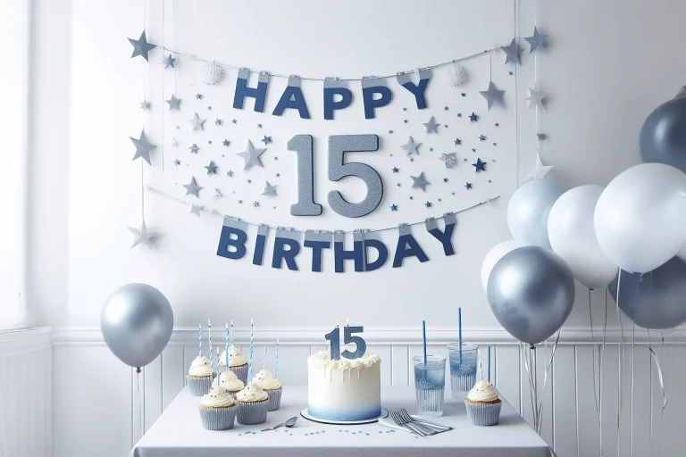 15-Year-Old Birthday Decoration