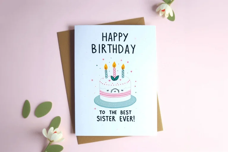 Birthday Card Sister