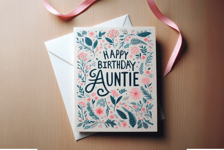 Birthday Card for Aunt