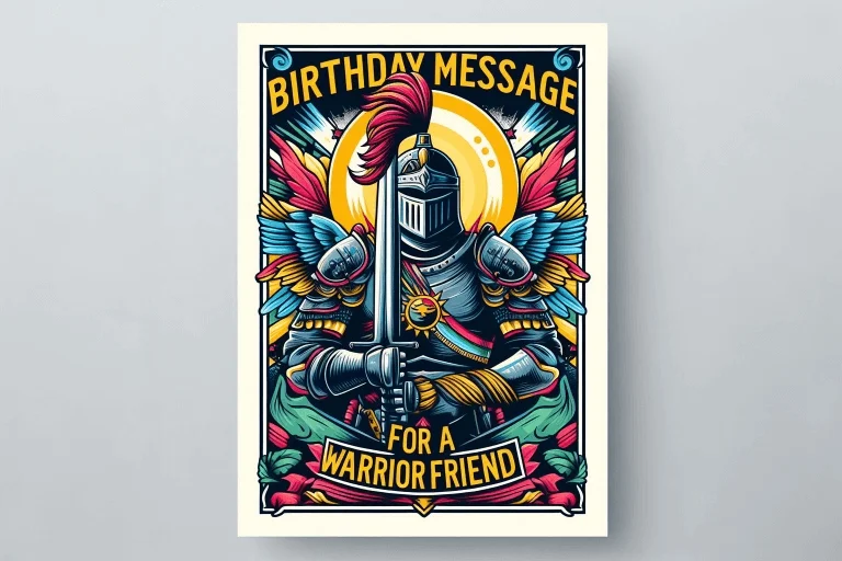 Birthday Message for a Warrior Friend