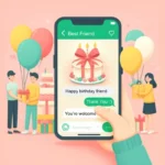 Birthday Text to Move Friend on WhatsApp