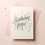 Birthday Verse