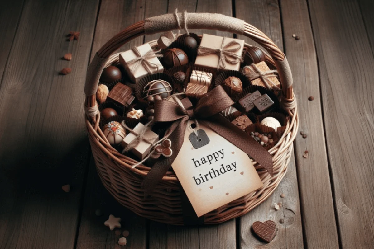 Chocolate Basket for Birthday