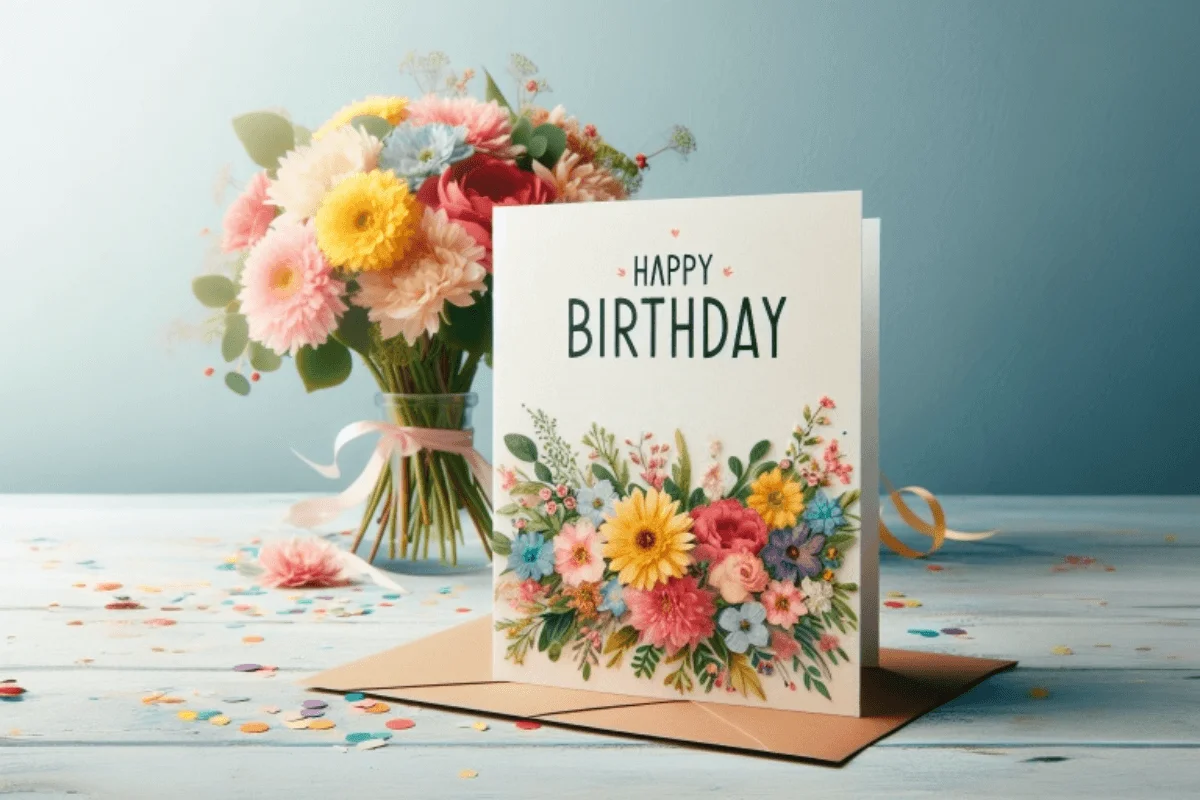 Happy Birthday Messages with Flowers