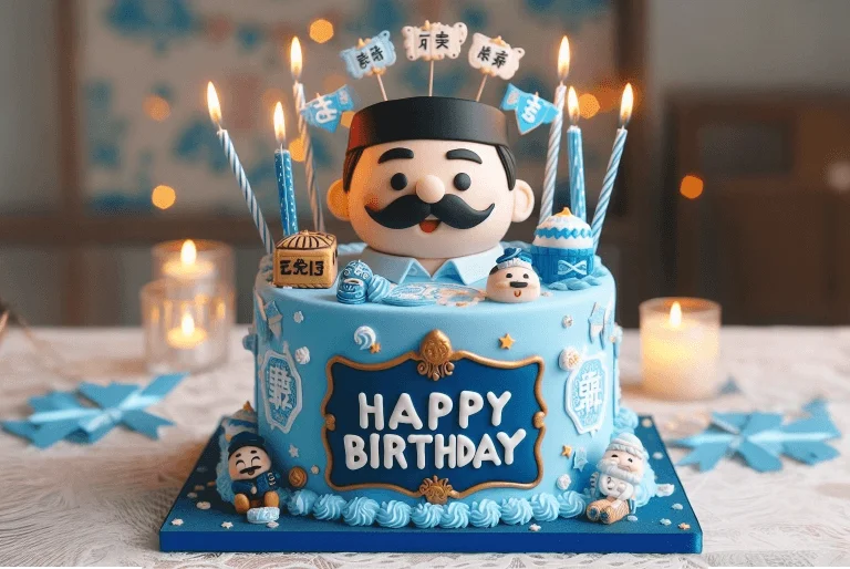 Male Birthday Cake Decoration