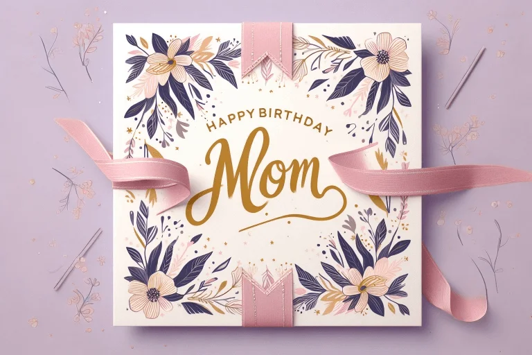 Cartão de Aniversário para Mãe
