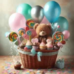 Cesta Infantil de Aniversário