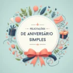 Felicitações de Aniversário Simples