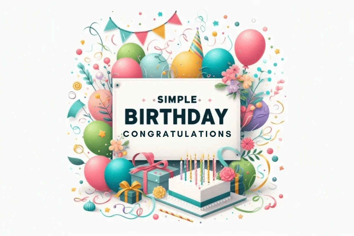 Simple Birthday Congratulations