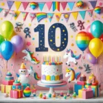 Tema de Aniversário de 10 Anos