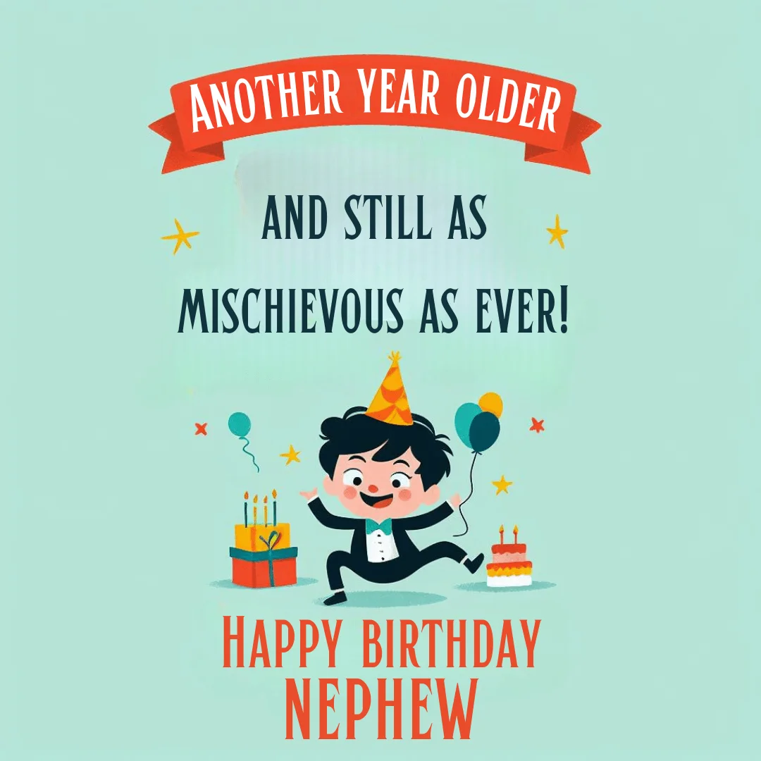 Fun Birthday Message for Nephew