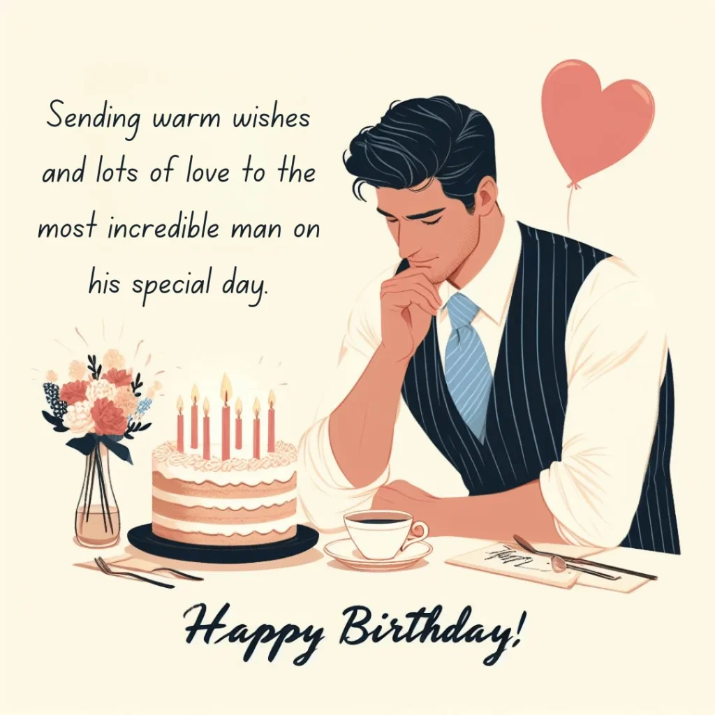 Birthday message for man in your life