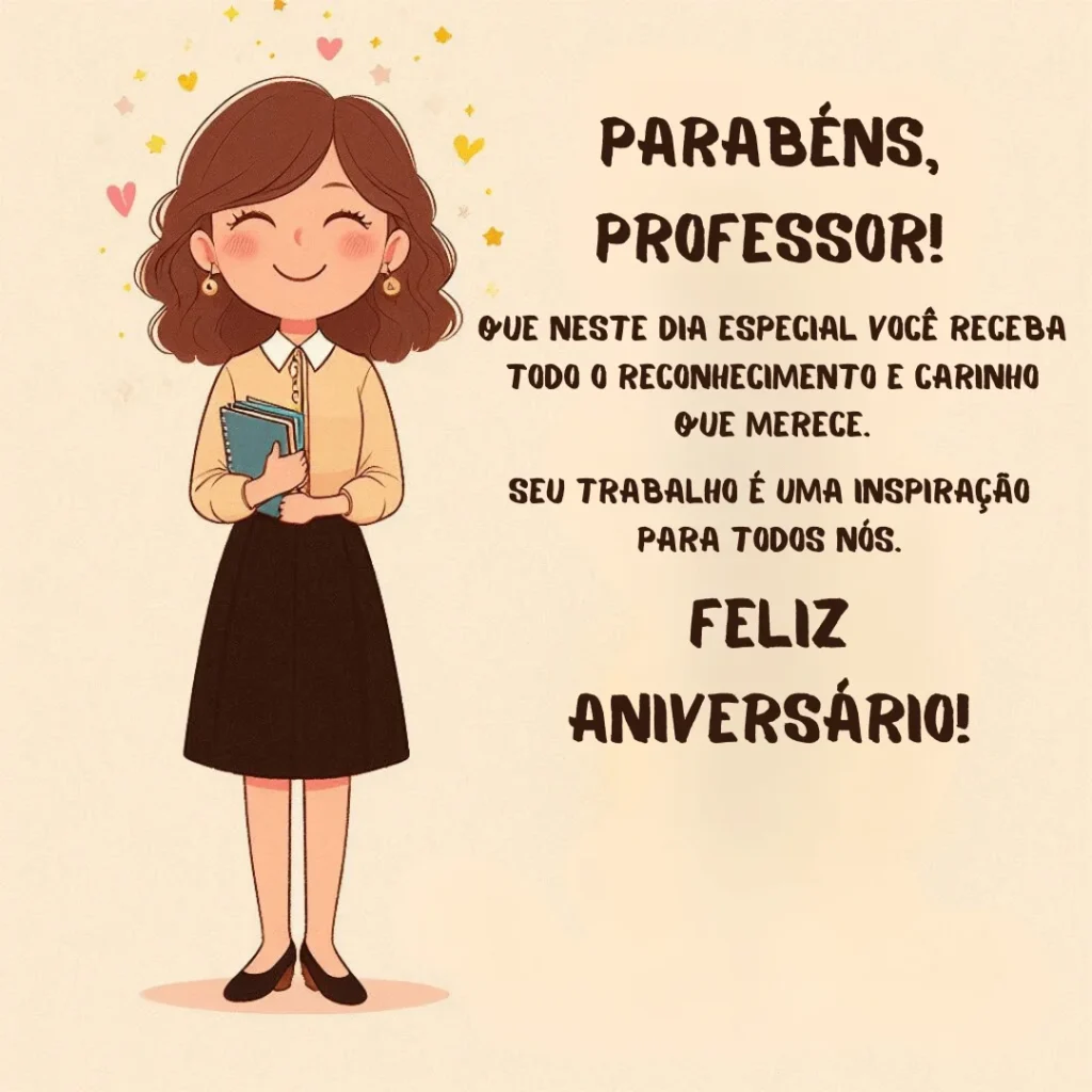 Aniversário do professor