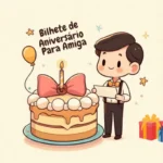 Bilhete de Aniversário para Amiga